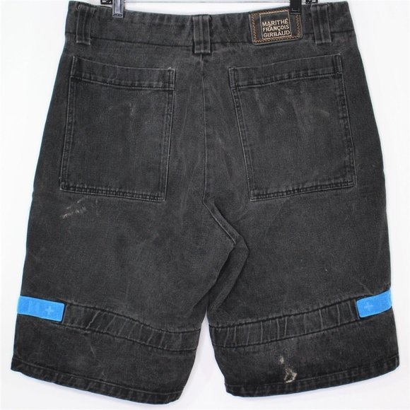 Marithe Francois Girbaud Other - Vintage Marithe Francois Girbaud Mens 36 x 12.5 Y2K Baggy Jean Shorts Jorts H595